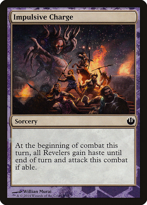 Magic the Gathering Card - Impulsive Charge - MTG Circle