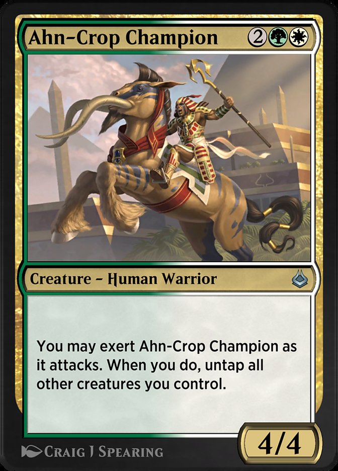 Magic the Gathering Card - Ahn-Crop Champion - MTG Circle