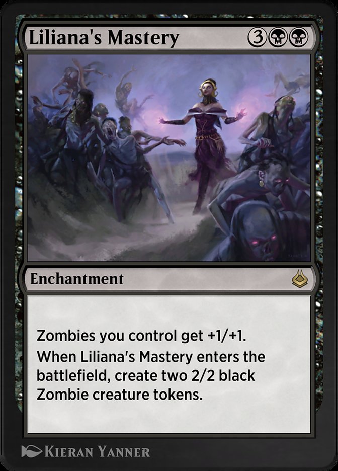Magic the Gathering Card - Liliana's Mastery - MTG Circle