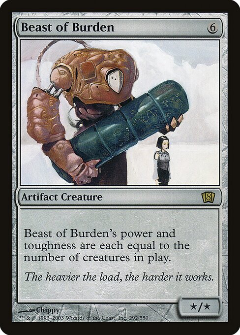 Magic the Gathering Card - Beast of Burden - MTG Circle