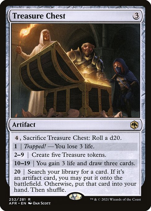 Magic the Gathering Card - Treasure Chest - MTG Circle