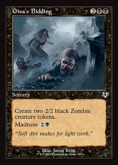 Magic the Gathering Card - Gisa's Bidding - MTG Circle