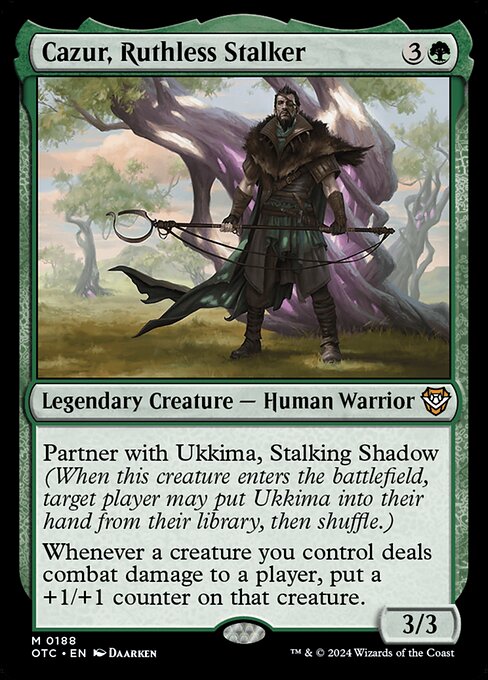 Magic the Gathering Card - Cazur, Ruthless Stalker - MTG Circle
