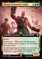 Magic the Gathering Card - Barret, Avalanche Leader - MTG Circle