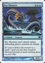 Magic the Gathering Card - Sea Monster - MTG Circle