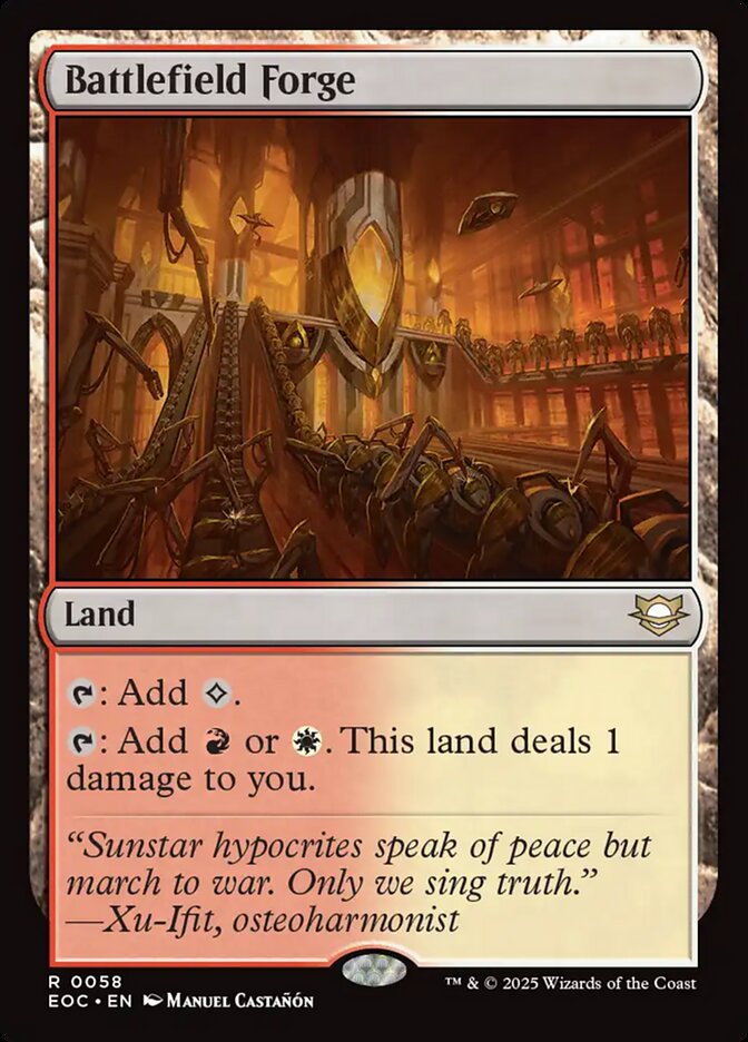 Magic the Gathering Card - Battlefield Forge - MTG Circle