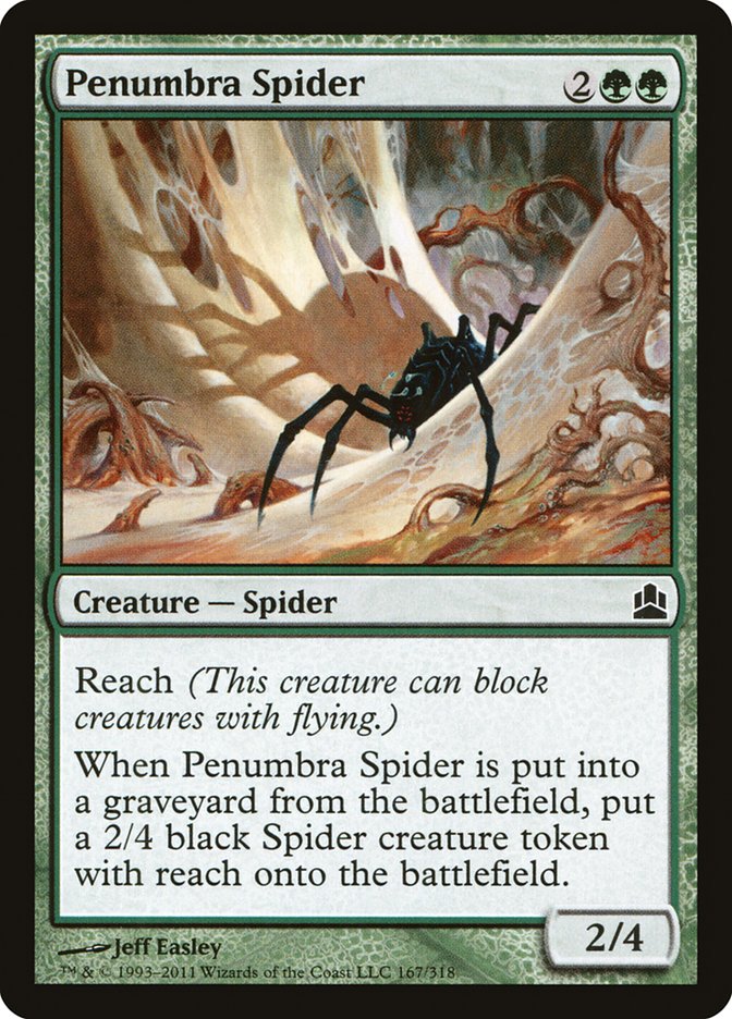 Magic the Gathering Card - Penumbra Spider - MTG Circle