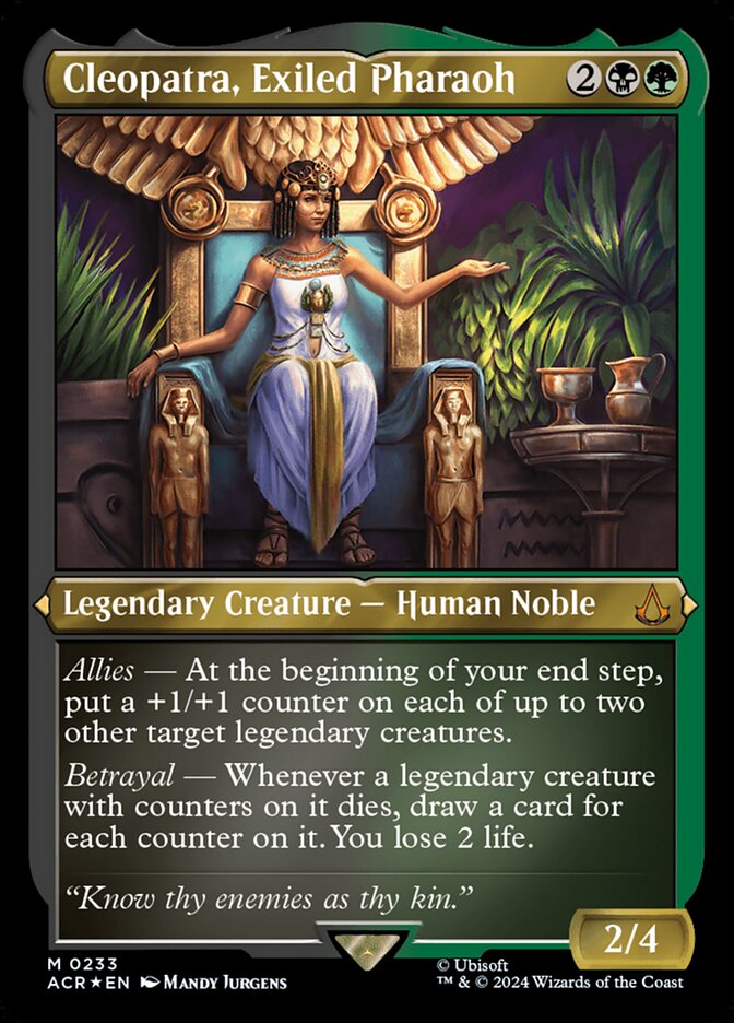 Magic the Gathering Card - Cleopatra, Exiled Pharaoh - MTG Circle