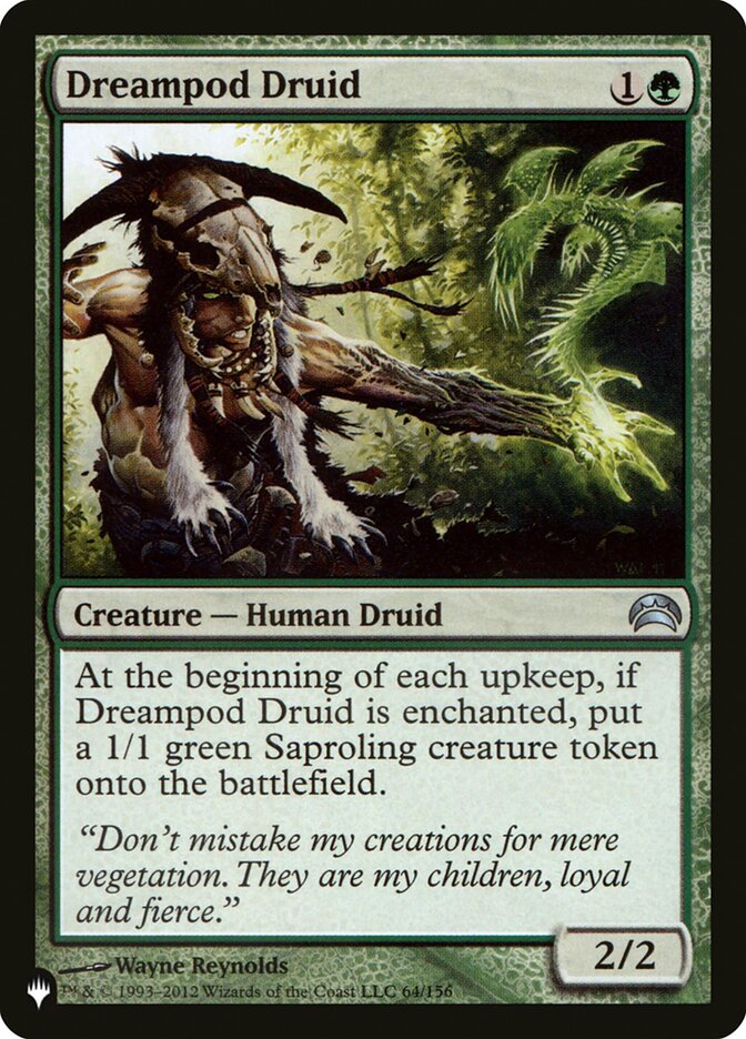 Magic the Gathering Card - Dreampod Druid - MTG Circle