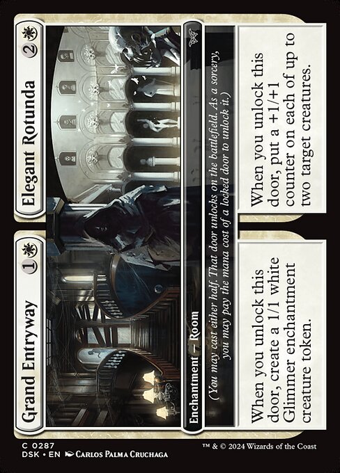 Magic the Gathering Card - Grand Entryway // Elegant Rotunda - MTG Circle