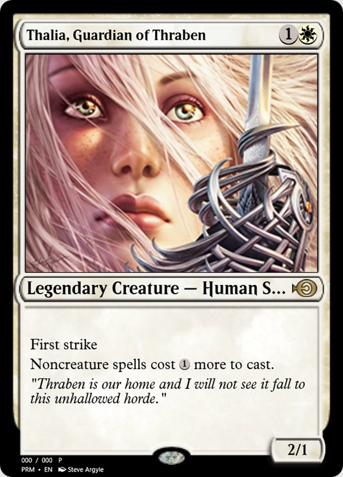 Magic the Gathering Card - Thalia, Guardian of Thraben - MTG Circle