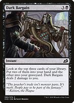 Magic the Gathering Card - Dark Bargain - MTG Circle