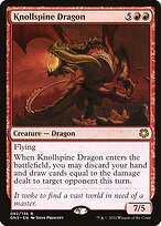 Magic the Gathering Card - Knollspine Dragon - MTG Circle