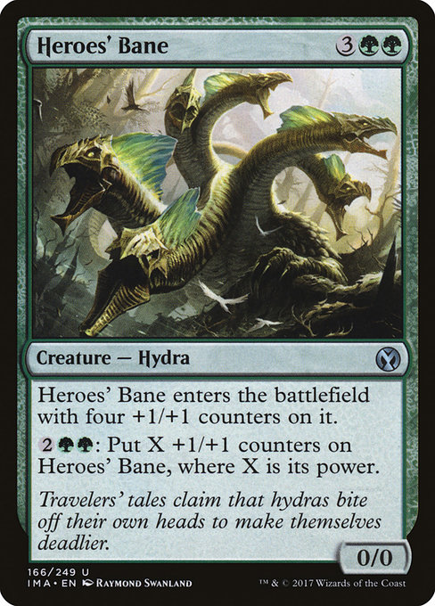 Magic the Gathering Card - Heroes' Bane - MTG Circle