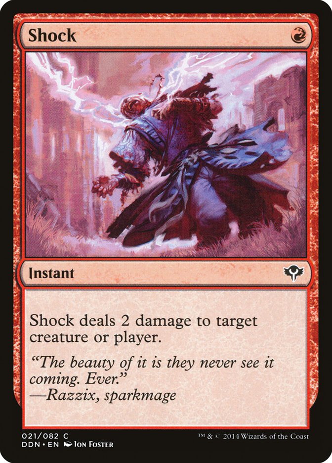 Magic the Gathering Card - Shock - MTG Circle