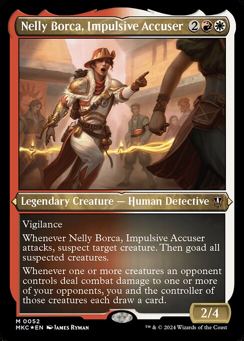 Magic the Gathering Card - Nelly Borca, Impulsive Accuser - MTG Circle