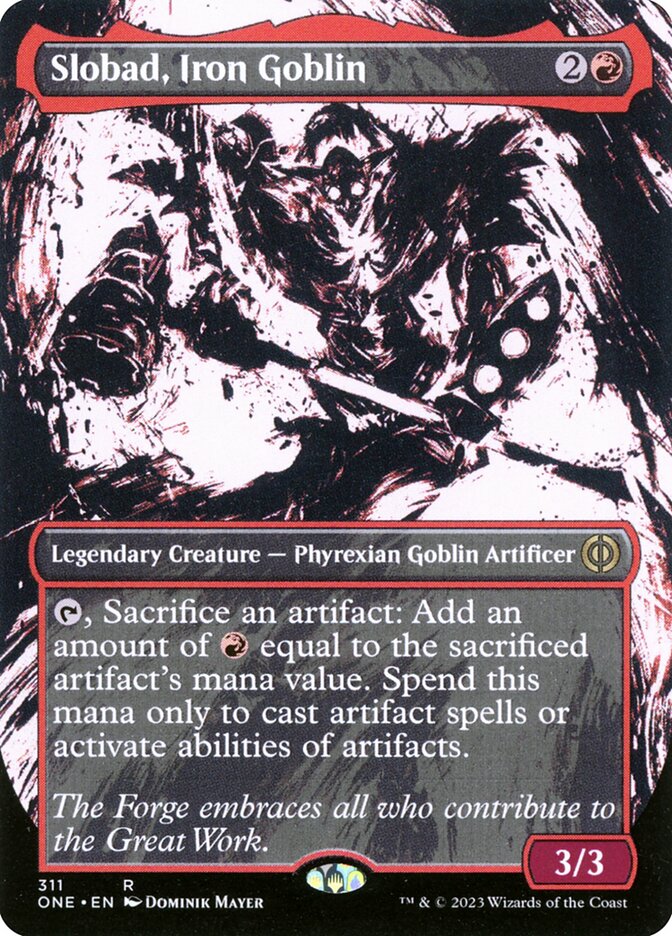 Magic the Gathering Card - Slobad, Iron Goblin - MTG Circle