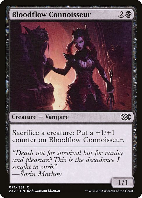 Magic the Gathering Card - Bloodflow Connoisseur - MTG Circle