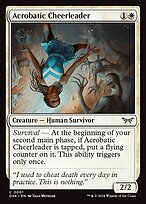 Magic the Gathering Card - Acrobatic Cheerleader - MTG Circle