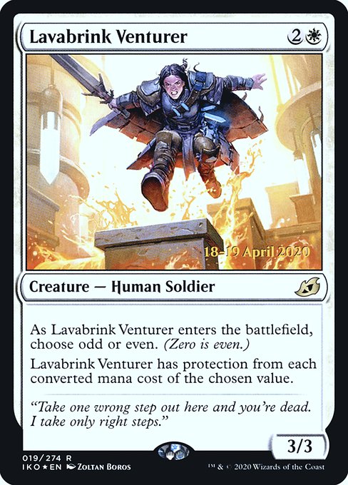 Magic the Gathering Card - Lavabrink Venturer - MTG Circle