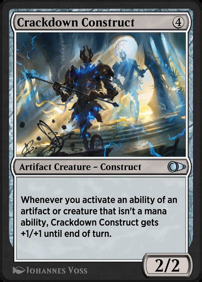 Magic the Gathering Card - Crackdown Construct - MTG Circle