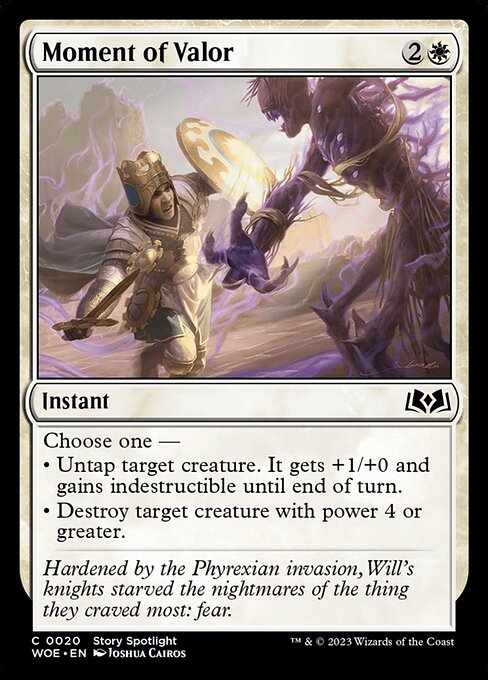 Magic the Gathering Card - Moment of Valor - MTG Circle