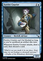 Magic the Gathering Card - Furtive Courier - MTG Circle