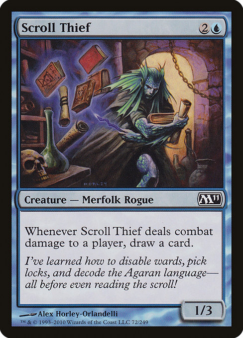 Magic the Gathering Card - Scroll Thief - MTG Circle