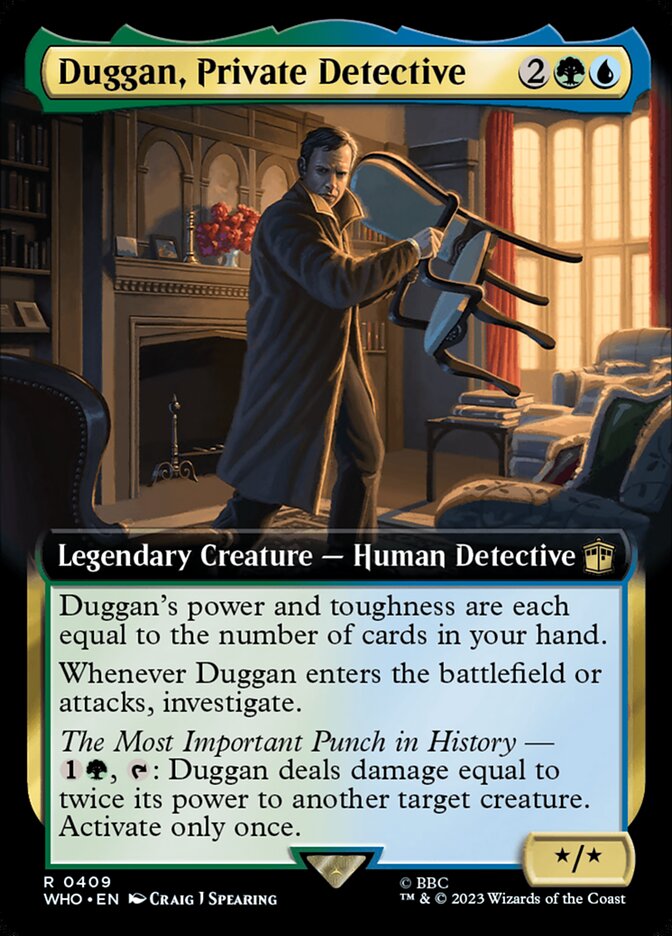 Magic the Gathering Card - Duggan, Private Detective - MTG Circle