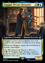 Magic the Gathering Card - Duggan, Private Detective - MTG Circle