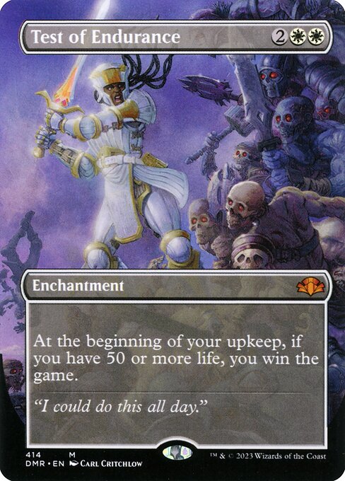 Magic the Gathering Card - Test of Endurance - MTG Circle