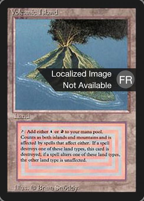Magic the Gathering Card - Volcanic Island - MTG Circle