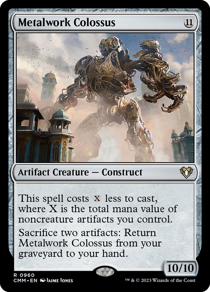 Magic the Gathering Card - Metalwork Colossus - MTG Circle