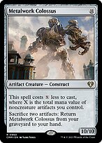 Magic the Gathering Card - Metalwork Colossus - MTG Circle