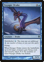 Magic the Gathering Card - Voyager Drake - MTG Circle