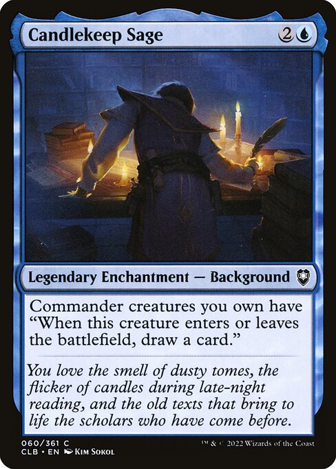 Magic the Gathering Card - Candlekeep Sage - MTG Circle