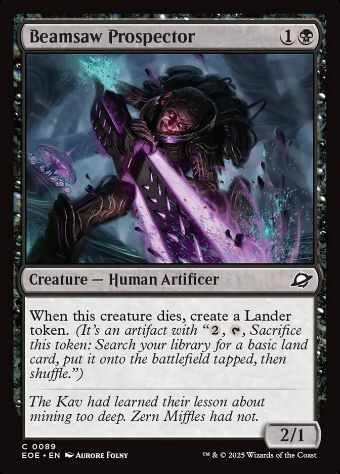 Magic the Gathering Card - Beamsaw Prospector - MTG Circle