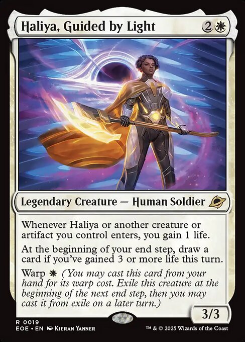 Magic the Gathering Card - Haliya, Guided by Light - MTG Circle