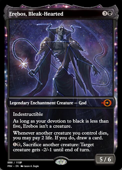 Magic the Gathering Card - Erebos, Bleak-Hearted - MTG Circle