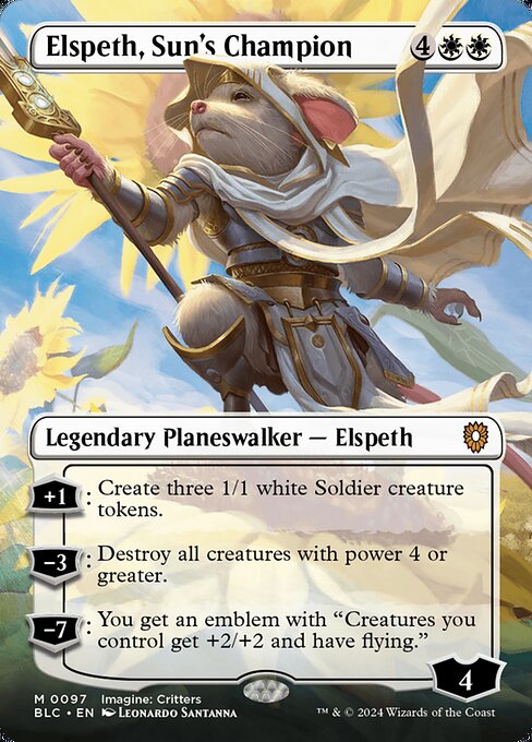 Magic the Gathering Card - Elspeth, Sun's Champion - MTG Circle