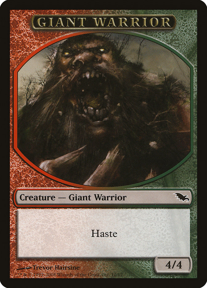 Magic the Gathering Card - Giant Warrior - MTG Circle