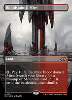 Magic the Gathering Card - Bloodstained Mire - MTG Circle