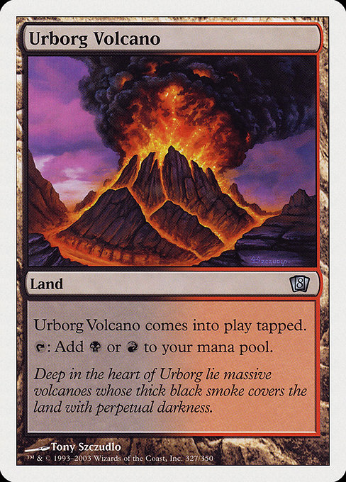 Magic the Gathering Card - Urborg Volcano - MTG Circle