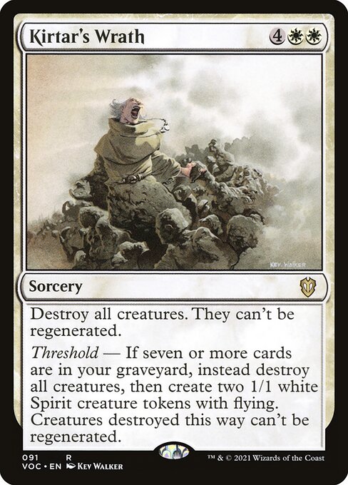 Magic the Gathering Card - Kirtar's Wrath - MTG Circle