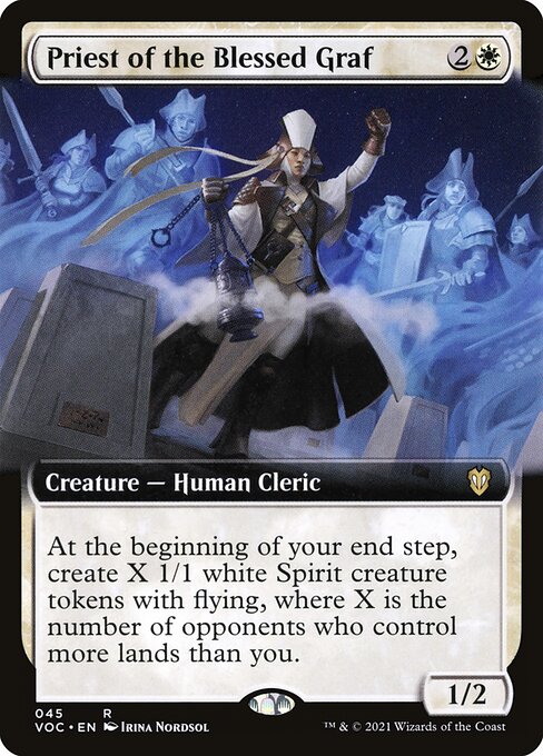 Magic the Gathering Card - Priest of the Blessed Graf - MTG Circle