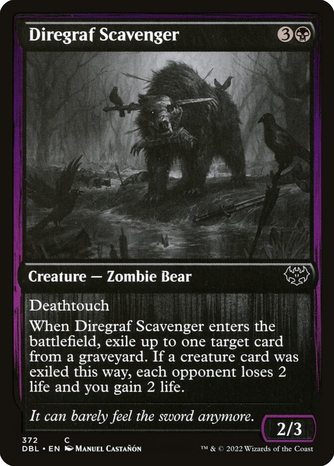 Magic the Gathering Card - Diregraf Scavenger - MTG Circle