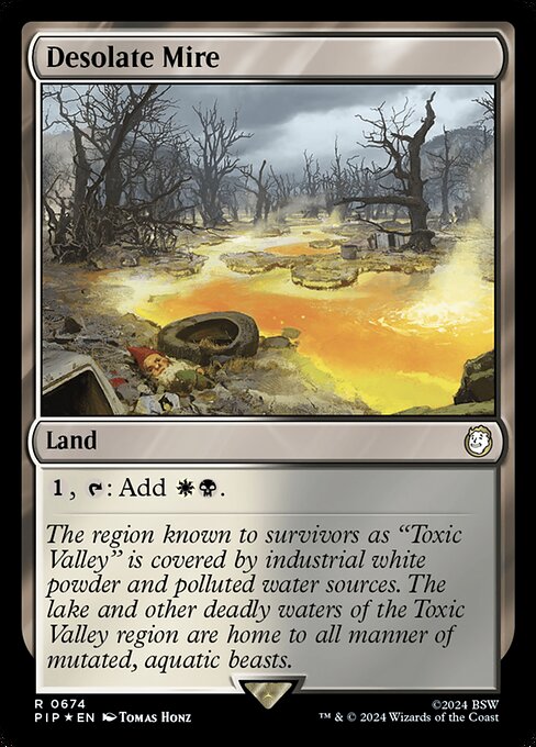 Magic the Gathering Card - Desolate Mire - MTG Circle