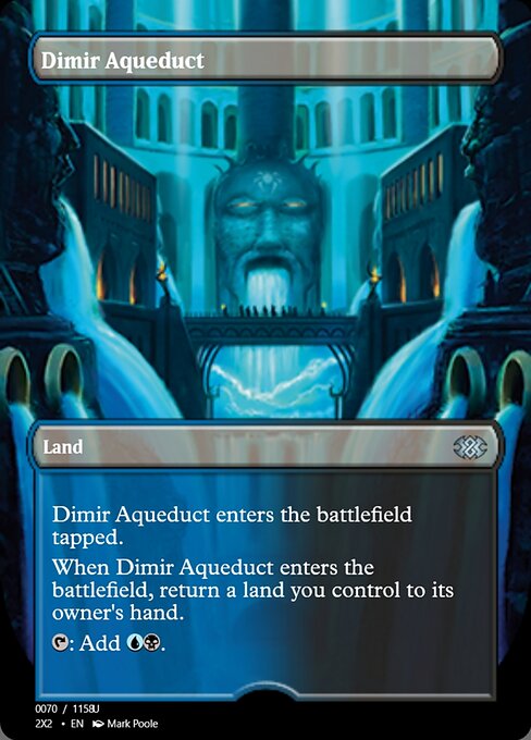 Magic the Gathering Card - Dimir Aqueduct - MTG Circle