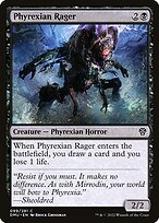 Magic the Gathering Card - Phyrexian Rager - MTG Circle