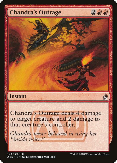 Magic the Gathering Card - Chandra's Outrage - MTG Circle